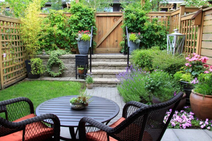 outdoor living space